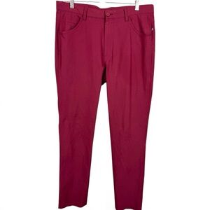 Ping Sensorcool Golf Pants Men 34X33 Cranberry Red Outdoor Sports Activewear